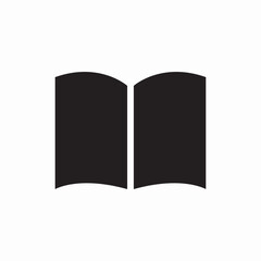 open book reading icon vector sign