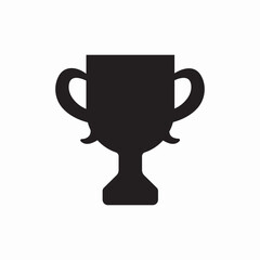 trophy award winner icon vector sign
