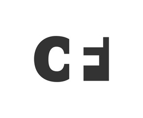 Obraz premium CFI logo design. Initial letter C F I bold font style for tech startups, consulting, corporate branding. Creative company name, headlines typography identity, trendy logotype.