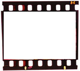 film strip frame, negative analog photo filmstrip with empty space