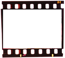 film strip frame, negative analog photo filmstrip with empty space