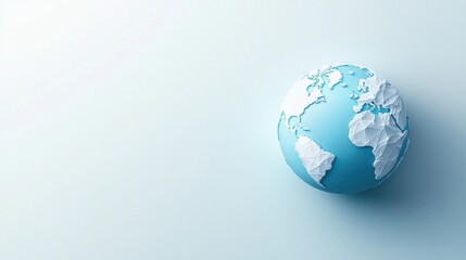 globe minimalist abstract wave line Minimalist globe formed by abstract wave lines, flowing design representing global interconnectedness