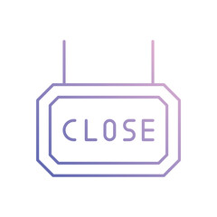 Obraz premium Close vector icon