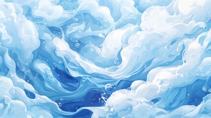 Obraz premium Illustration that represents the concept of hydration