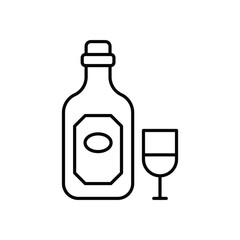 Wine vector icon