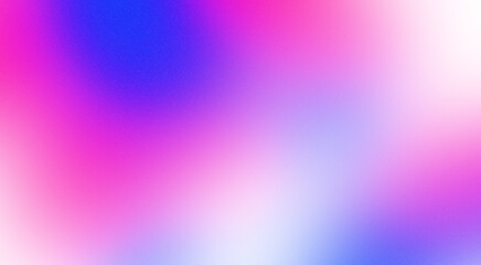 Abstract design element in the form of a blurred gradient in pink and blue tones with grain texture