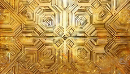 Fototapeta premium 金の抽象的な壁紙