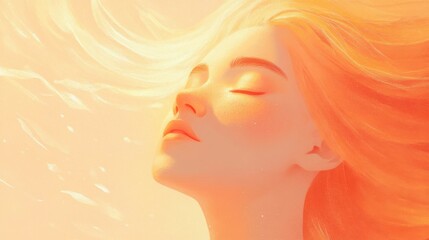Illustration that represents the concept of Skin Health and Glow 