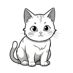 An illustration of a cat