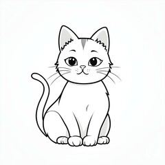 Obraz premium An illustration of a cat