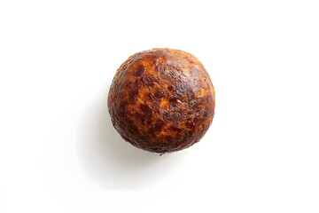A Single Baked Round Loaf of Bread
