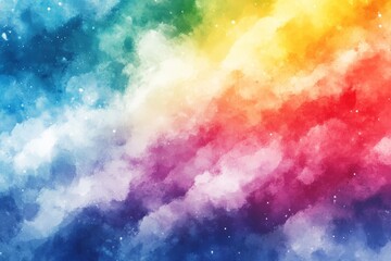 Colorful abstract background with swirling patterns and gradients inspired by a rainbow spectrum, perfect for artistic projects or digital design