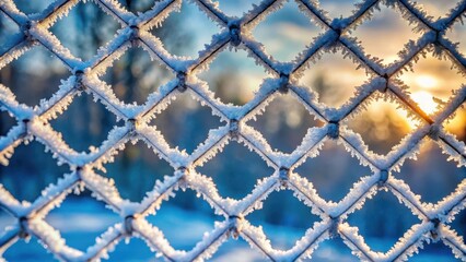 Naklejka premium Intricate, hexagonal cells filled with dew