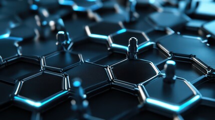 Obraz premium Advanced machinery crafting graphene batteries with precision and efficiency in an industrial setting