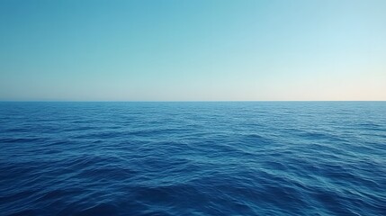 Obraz premium Serene Ocean View Calm Sea Blue Water Seascape