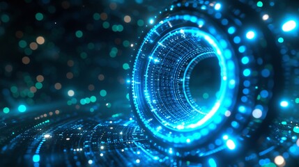 Solid and Colorful Concentric Circles or Spiral Shape Abstract, Suitable for Computer Graphic and Background Use