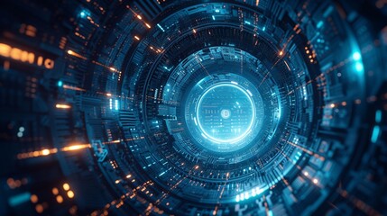 Fototapeta premium Solid and Colorful Concentric Circles or Spiral Shape Abstract, Suitable for Computer Graphic and Background Use