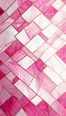 幾何学的で抽象的な壁紙（ピンク）