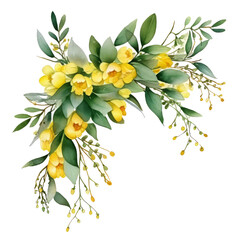 Eucalyptus Clipart Vector Illustration