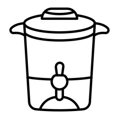 Coffee Urn.line icons