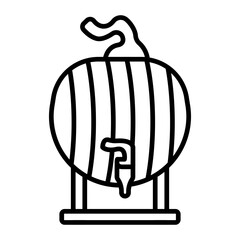 Beverage Dispenser.line icons