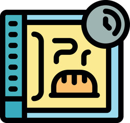 Electric oven baking bread with timer showing remaining cooking time, ideal for culinary and cooking concepts