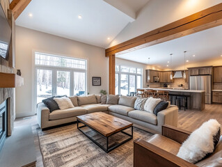 Stylish Contemporary Living Room Interior