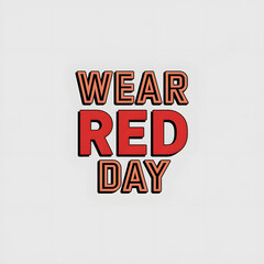 Obraz premium National Wear Read Day Icon Logo Social Square