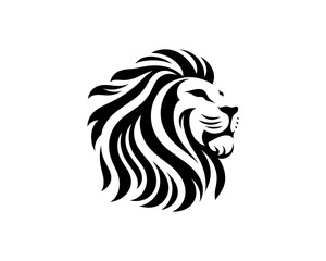 lion head silhouette