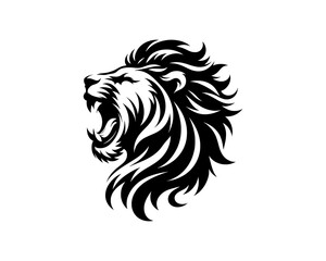 lion head vector