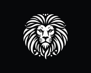 lion head vector