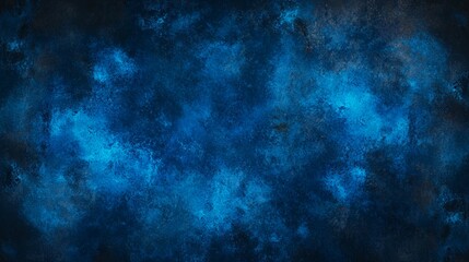 Fototapeta premium Abstract background featuring a vibrant blue glow effect against a dark backdrop with a grainy texture
