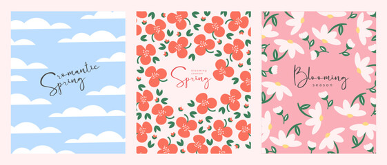 Spring banner, Hello spring