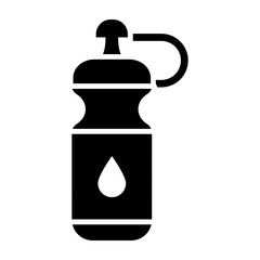 Bottle Glyph Icon Design