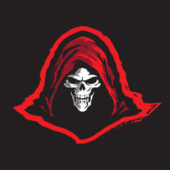 Fully editable Reaper mascot Logo Vector