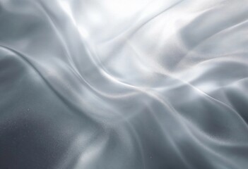 Obraz premium Soft Waves of Light Dance Gracefully Over a Tranquil Surface at Dawn. Generative AI