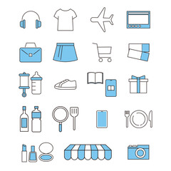 ショッピングアイコンセット