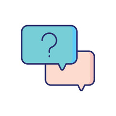 Support Message  vector icon