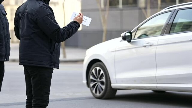 Unjust Parking Ticket Dispute Between Person and Officer