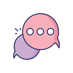 Chat Bubble  vector icon