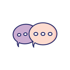 Good Chat vector icon