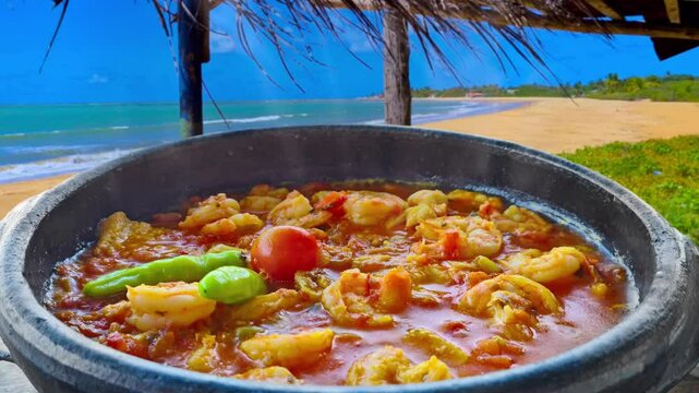 Moqueca, a traditional Brazilian cuisine dish