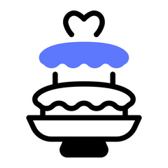 This Wedding chocolate icon is suitable for Wedding, Valentine, etc.