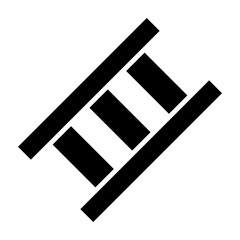 Ladder Glyph Icon Design