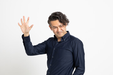 日本人とスペイン人のハーフの男性