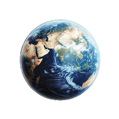 Earth globe spinning, space background, environmental awareness