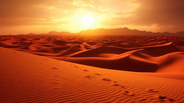 sand dunes in the desert