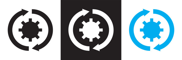 Converter vector icon.  isolated on white and black background. vector illustration. EPS 10