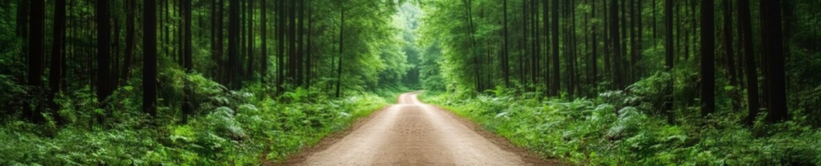 Obraz premium Verdant Pathway Aesthetic Immersive Rainforest Trail with Sunlit Canopy - Eco-Tourism Visual for Promoting Sustainable Travel and Biodiverse Exploration Initiatives