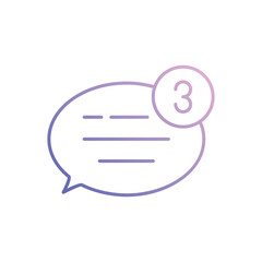 Notification vector icon